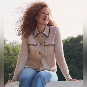 LOFT Beige Knit Sweater